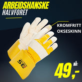 KROMFRI HANSKE HALVFORET OKSELÆR, PAR (54231)